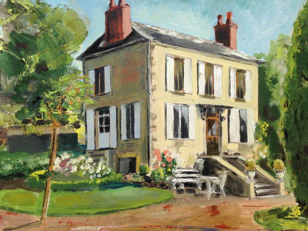 House in St.Saulge oil painting