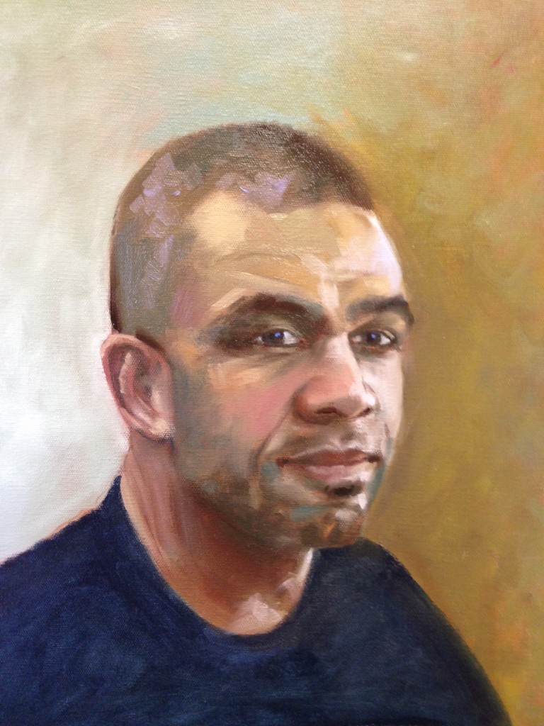 Portrait of a friend Franklin oil painting