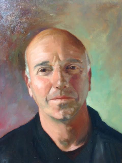 Portrait of a friend oil painting