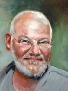 Portrait of friend Bart oil painting